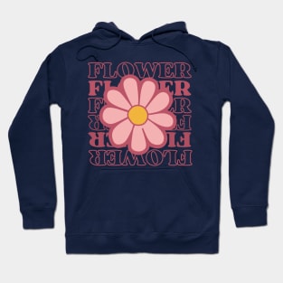 Pink Blossom Delight: Playful Flower Hoodie